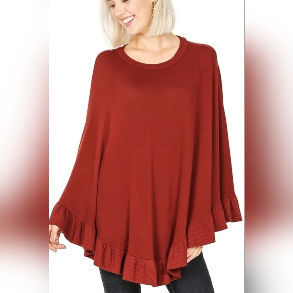 Poncho Sweater Top